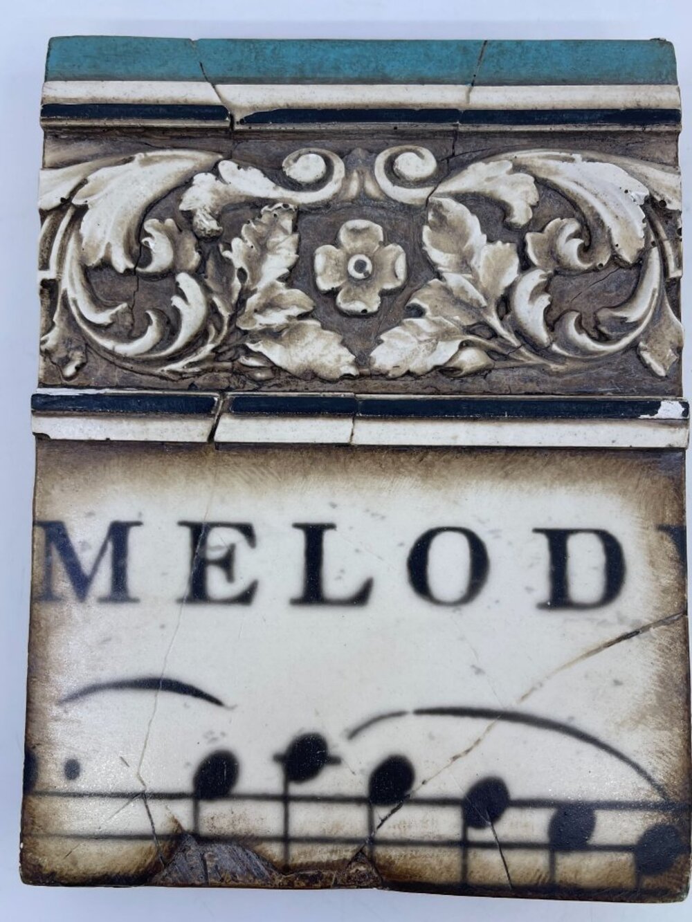 vintage sid dickens memory block "melody" t-138 2004 retired floral design